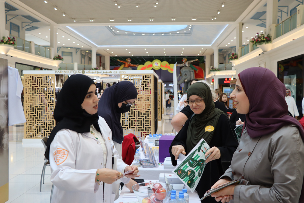The outreach initiative at Landmark Mall attracted more than 500 visitors.
