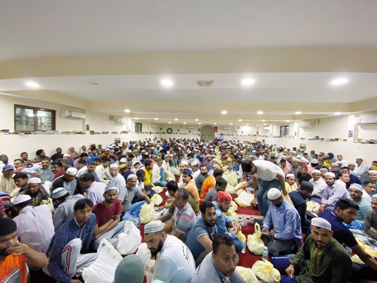 An Iftar event hosted by the Bosnian community of Qatar. 