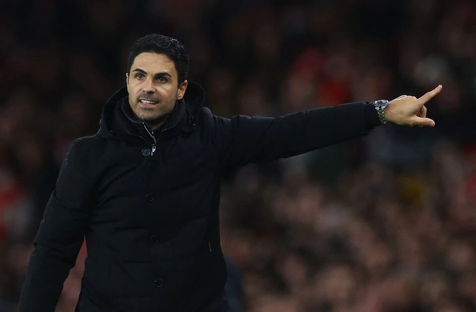 Arsenal manager Mikel Arteta was angered by the manner of Brentford's equaliser in a 1-1 draw on Saturday. AFP

