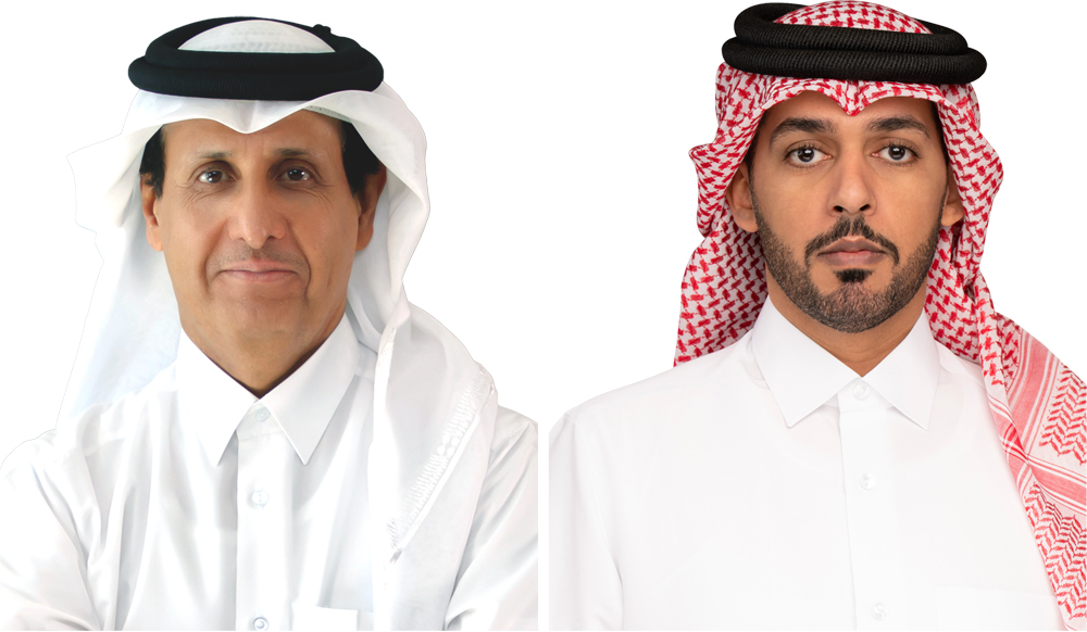 From left: Chairman of the QIC Group Sheikh Hamad bin Faisal bin Thani Jasim Al Thani, and Group Chief Executive Officer Salem Khalaf Al Mannai 