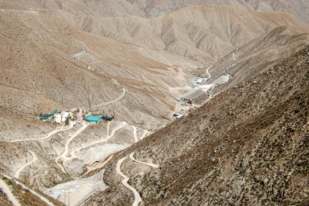 View of the La Esperanza mine, where at least 27 people died in the Yanaquihua district of Arequipa, southern Peru, on May 7, 2023. Photo by AFP