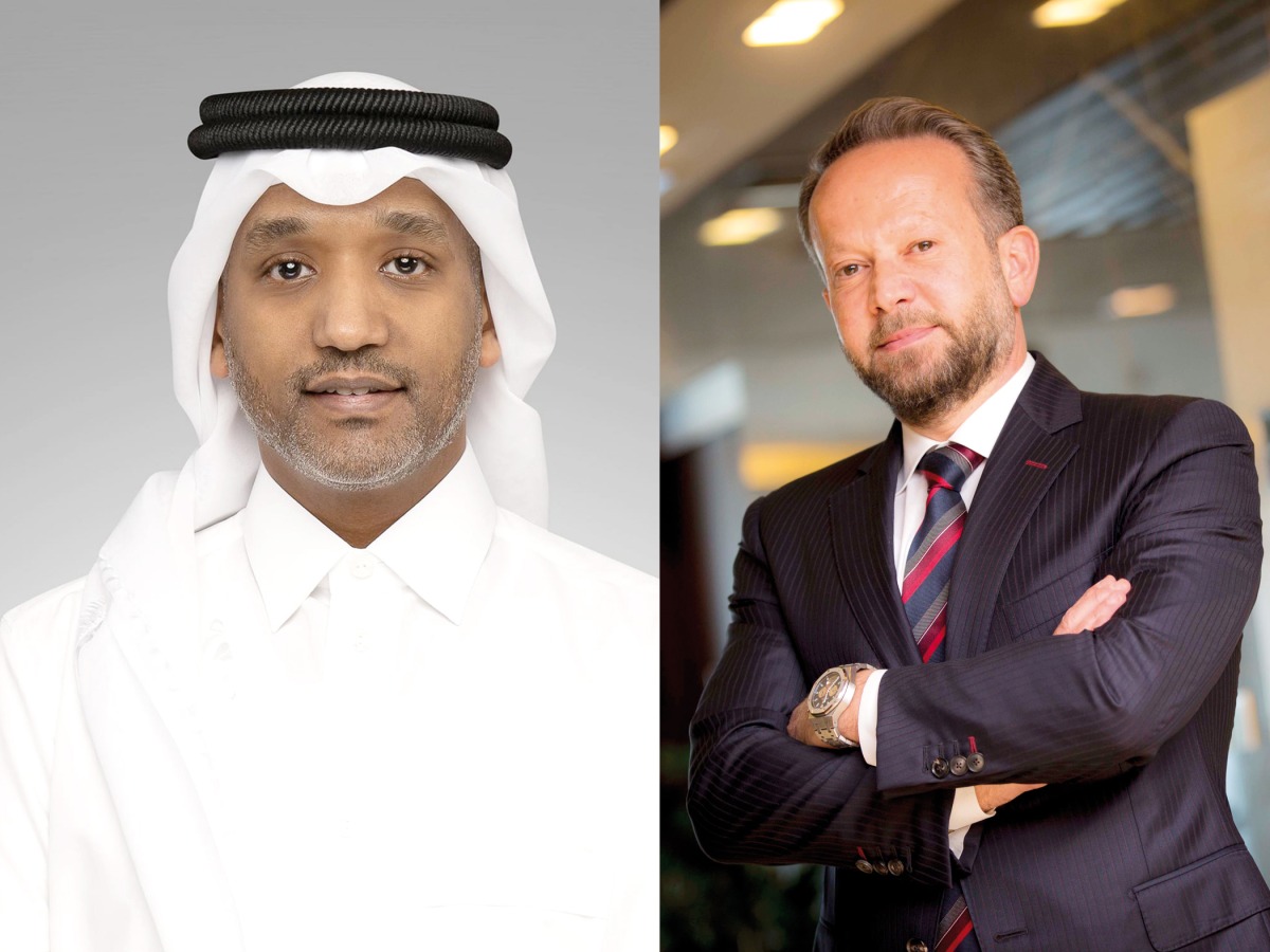 Dukhan Bank Acting Group Chief Executive Officer, Ahmed Hashem(left) and Dukhan Bank General Manager & Head of the Private Banking, Chaouki Daher