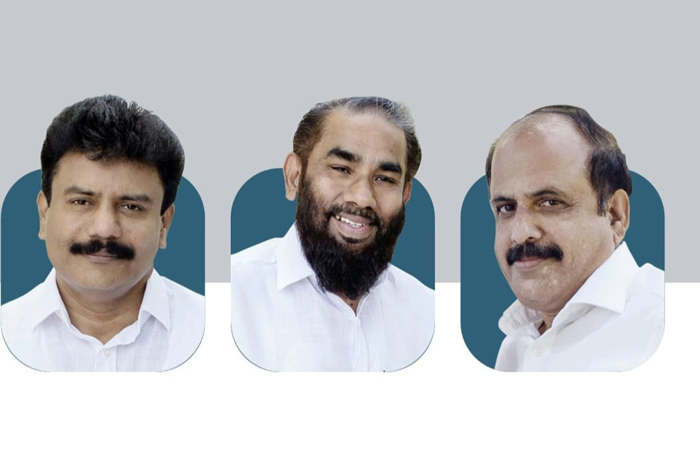 FROM LEFT: Dr. Abdul Samad, Saleem Nalakath and PSM Hussein.
