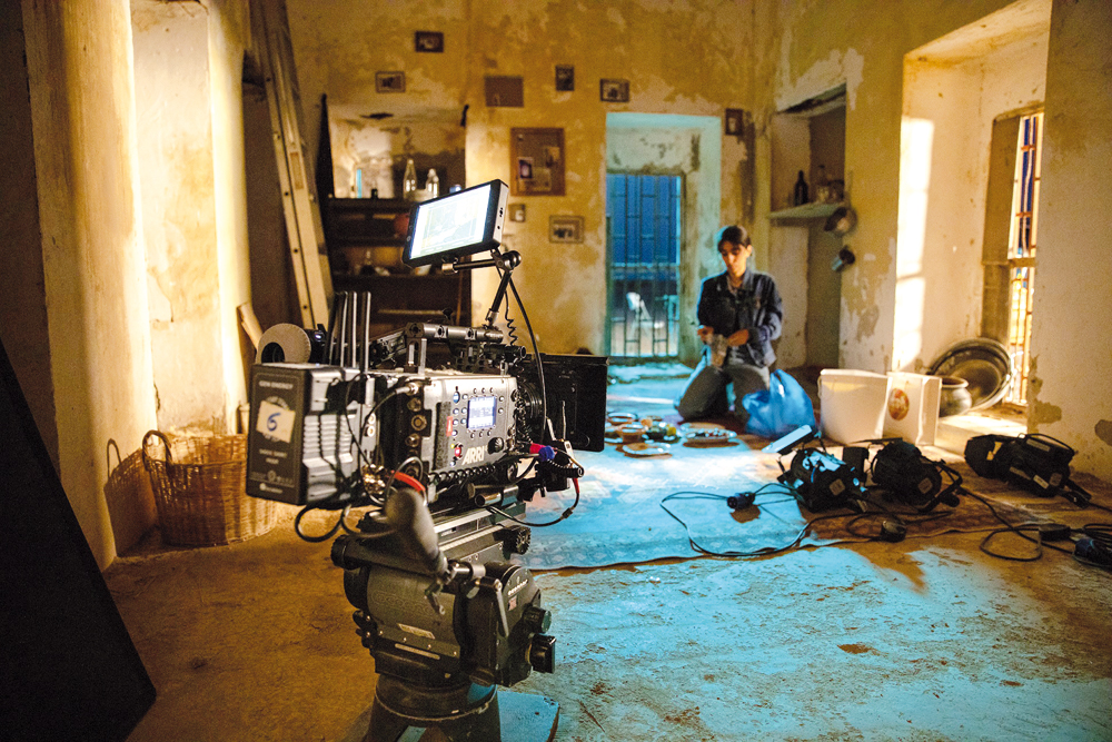 A workshop at the Doha Film Institute.