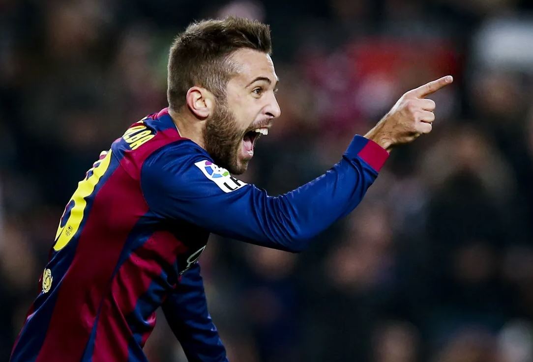 Jordi Alba. Pic: Barcelona website
