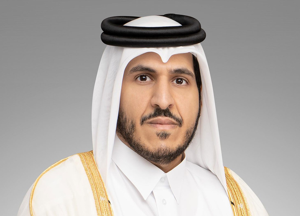Minister of Commerce and Industry H E Sheikh Mohammed bin Hamad bin Qassim Al Abdullah Al Thani.