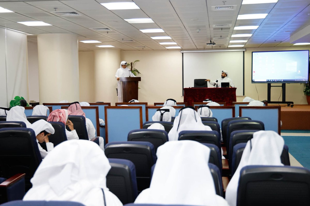 Students attend a training session. 