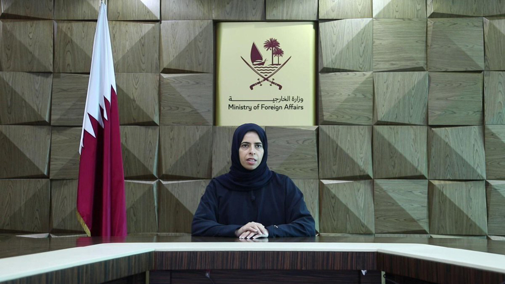 Minister of State for International Cooperation at the Ministry of Foreign Affairs H E Lolwah bint Rashid Al Khater attending the OIC foreign ministers meeting. 