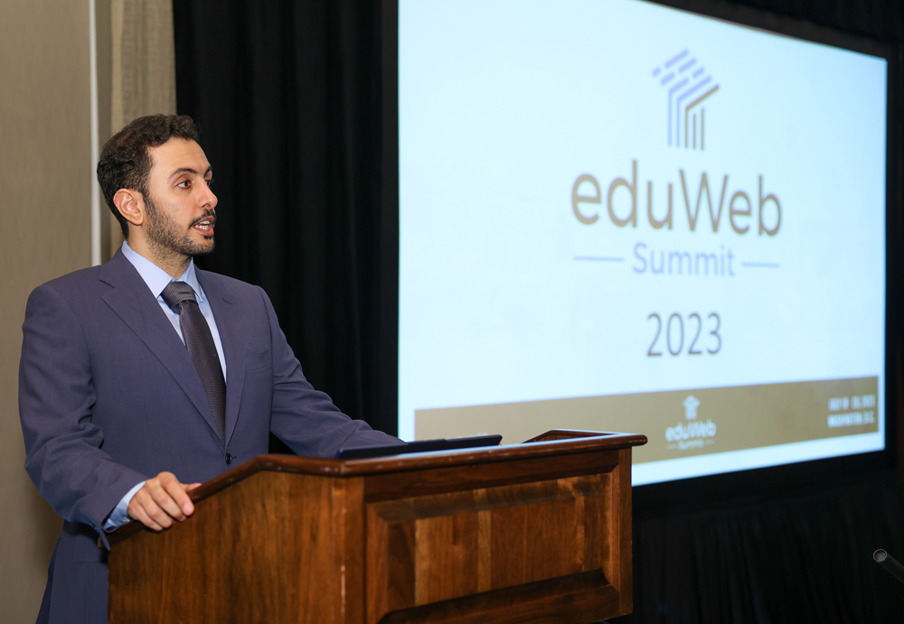 QU's Dr. Hitmi Al Hitmi, Director of Communications and Public Relations