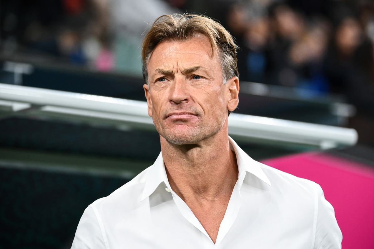 France's coach Herve Renard looks on during the Australia and New Zealand 2023 Women's World Cup Group F football match between Panama and France at Sydney Football Stadium in Sydney on August 2, 2023. Photo by FRANCK FIFE / AFP