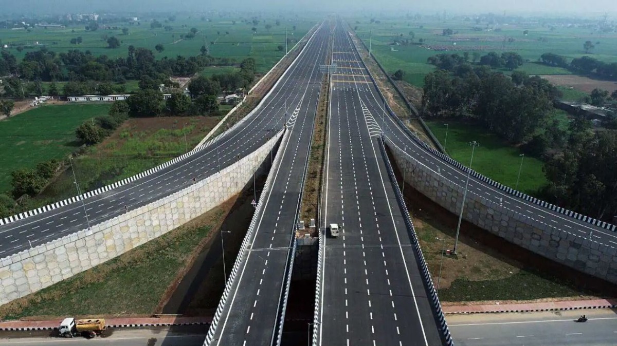File photo of Delhi--Mumbai expressway