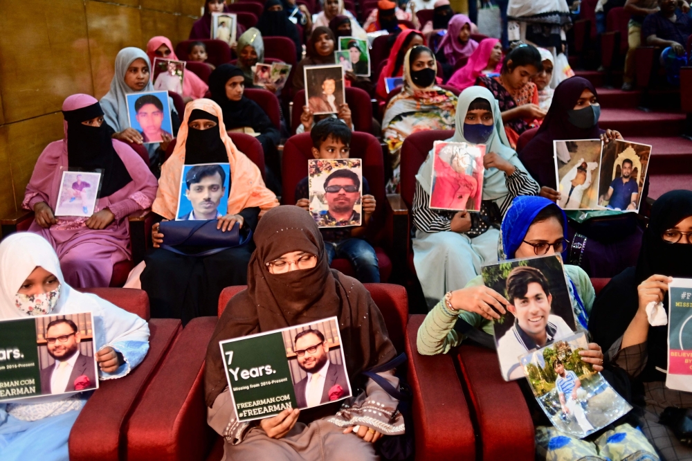 Family members, and relatives of victims of 