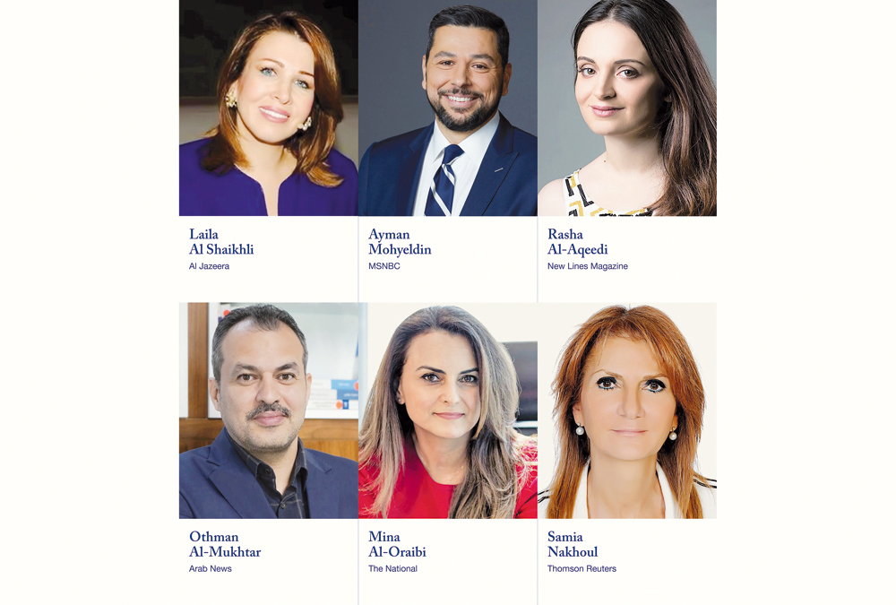 Some of the speakers at the conference.  