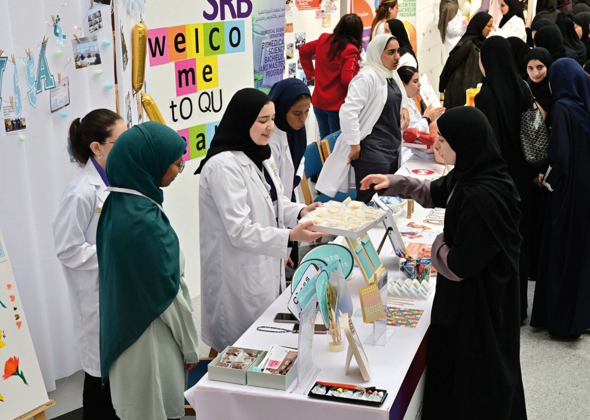 Students attending the second orientation at the QU Health.