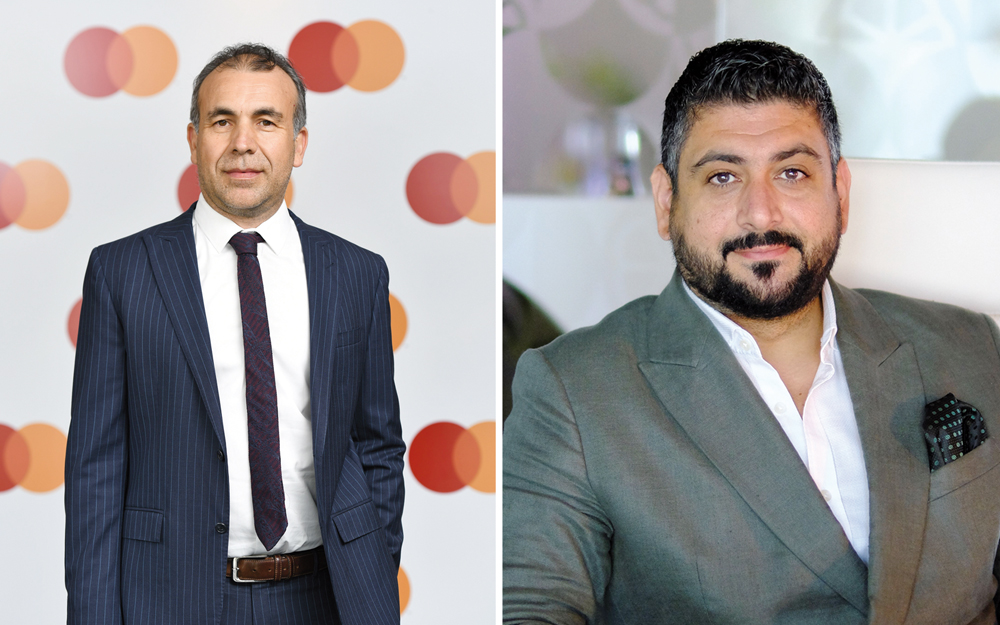 Mastercard Country Manager, Qatar and Kuwait, Erdem Çakar (left) and Arab Fintech Forum President and Founder, Malik Shishtawi