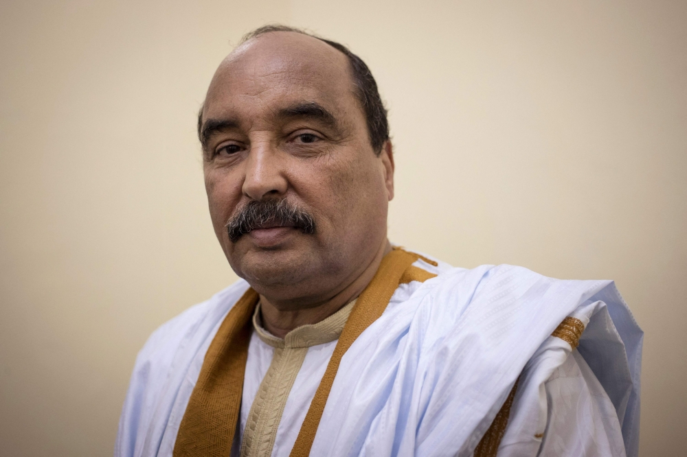 (FILES) Mauritanian President Mohamed Ould Abdel Aziz poses during a photo session during the 