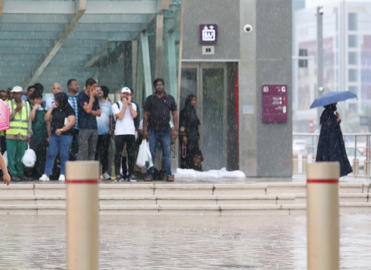 Several parts of Qatar received heavy rainfall on October 26, 2023. Pic by Salim Matramkot/The Peninsula