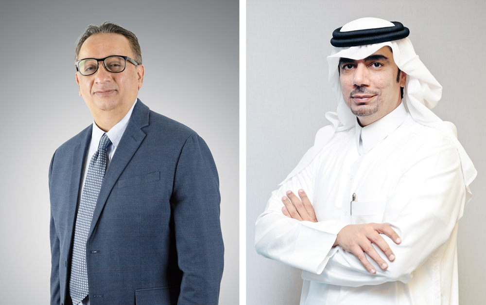 EGM & Head of Retail at Commercial Bank Shanawaz Rashid (left) and EGM and Chief Marketing Officer and Head of Alternative Assets at Commercial Bank Hussein Al Abdulla