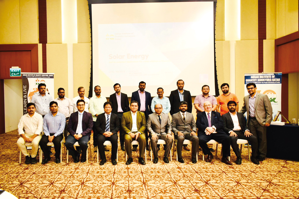 IIQS-Qatar officials with members and attendees during the CDP session held at Marriot City Center Doha.