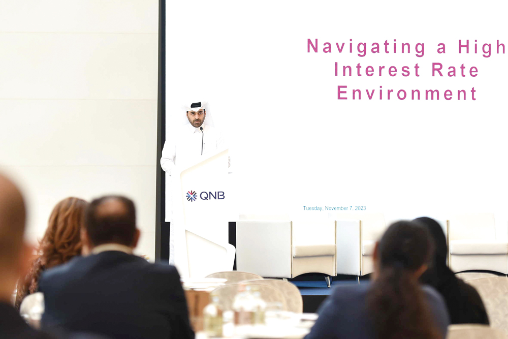 An official speaking during the event.