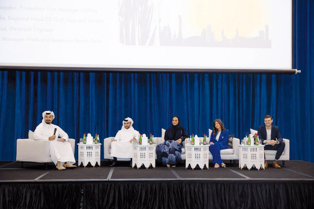 Officials during the 14th annual Qatarization Day hosted by Qatar Shell, recently.