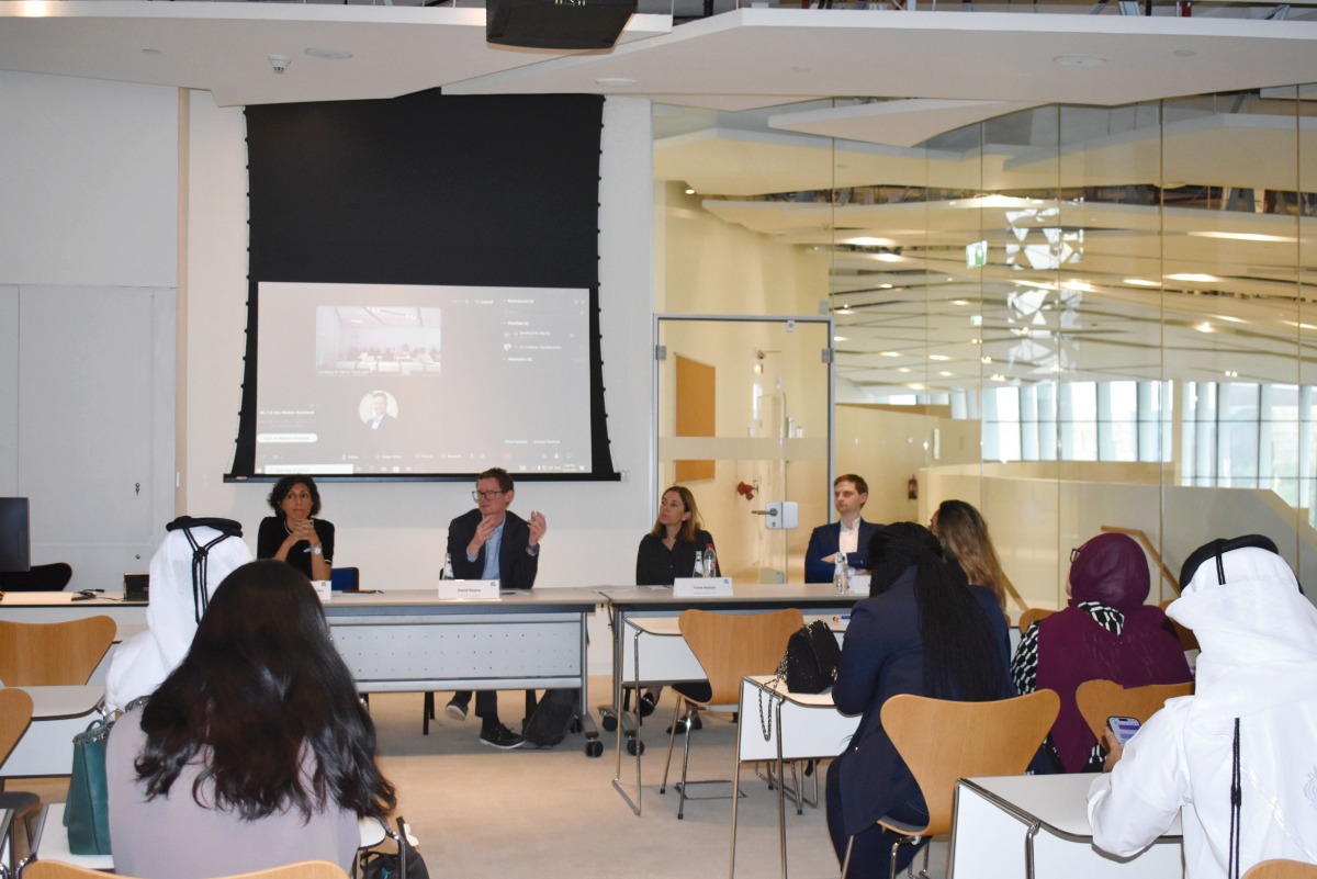 A roundtable discussion organised by HBKU College of Law.
