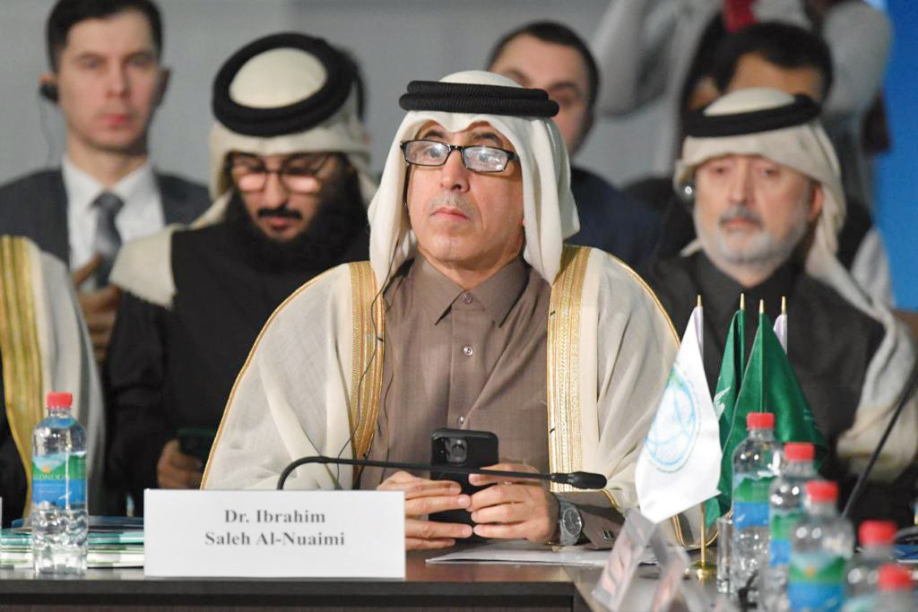 DICID Chairperson H E Dr. Ibrahim bin Saleh Al Nuaimi during the forum. 