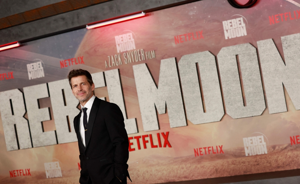 Director Zack Snyder arrives the world premiere of 