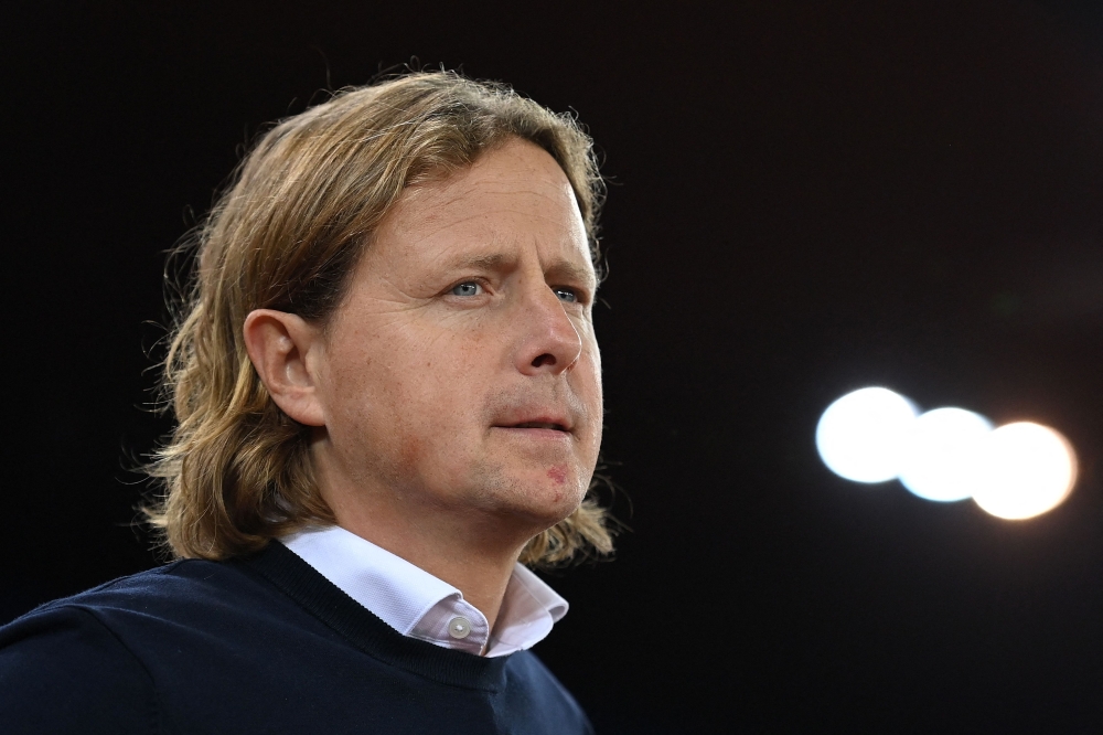 This file photo taken on October 27, 2022 shows Zurich's Danish head coach Bo Henriksen looking on prior to the UEFA Europa League football 1st round day 5 Group A match between FC Zurich and Bodo/Glimt at Letzigrund stadium in Zurich. Photo by Fabrice COFFRINI / AFP