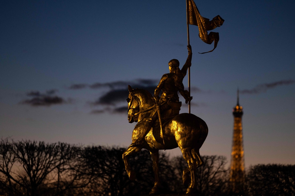 This photograph shows the Monument to Joan of Arc (
