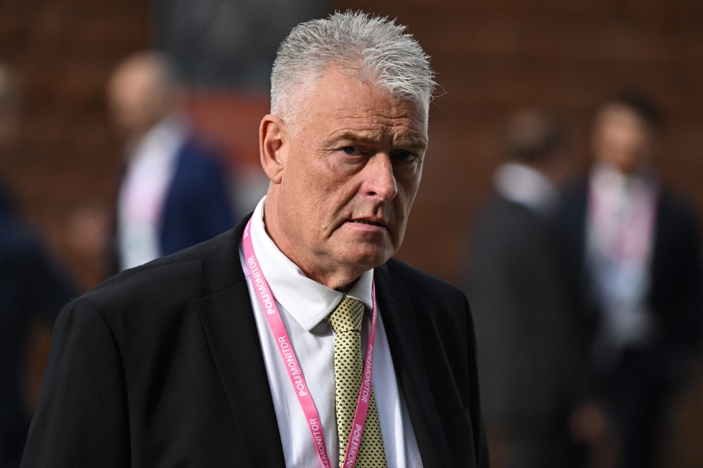 (FILES) Britain's Conservative Party deputy chair Lee Anderson arrives to the annual Conservative Party Conference in Manchester, northern England, on October 2, 2023. (Photo by Oli SCARFF / AFP)
