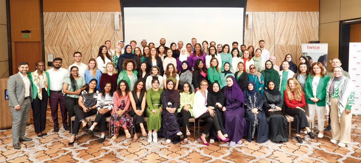 TotalEnergies Qatar officials during the celebration of International Women's Day