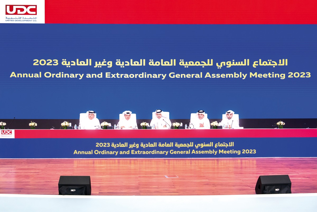 UDC officials during the Annual Ordinary and Extraordinary General Assembly meeting.