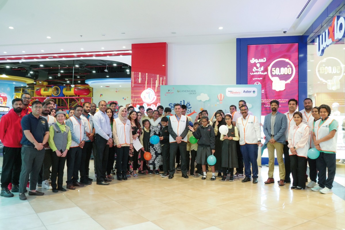 A special outing hosted  by Aster for the children of HOPE Qatar.