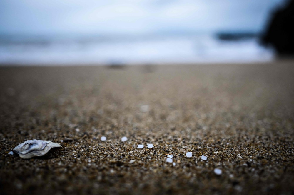 (Files) Plastic beads, also called 