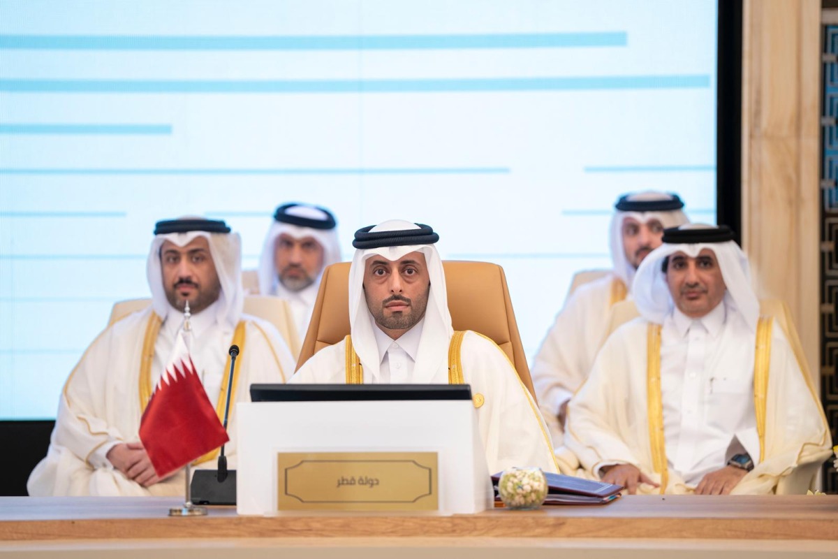 Minister of Municipality H E Abdullah bin Hamad bin Abdullah Al Attiyah during 38th General Assembly of AOAD in Riyadh.