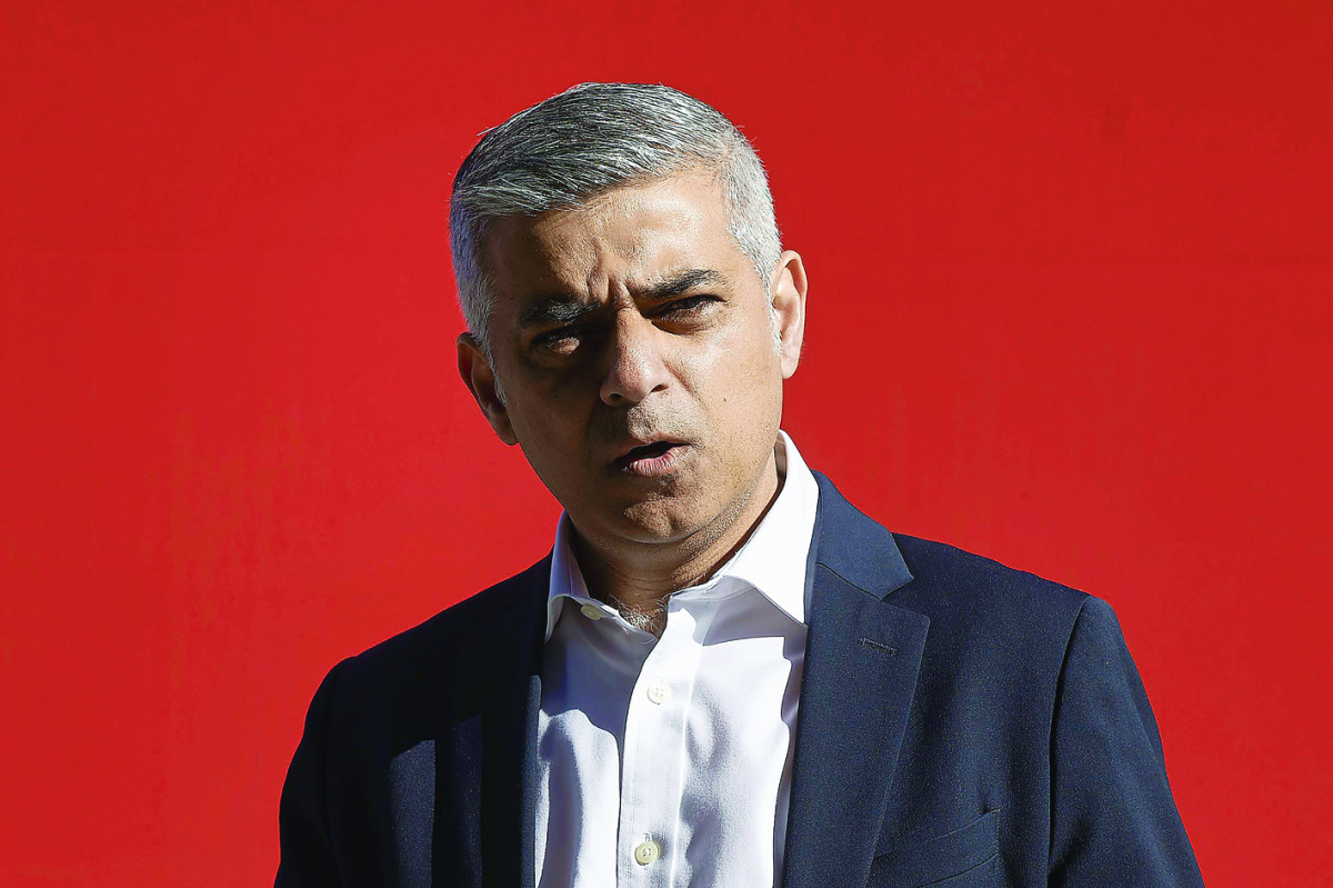 Sadiq Khan file photo