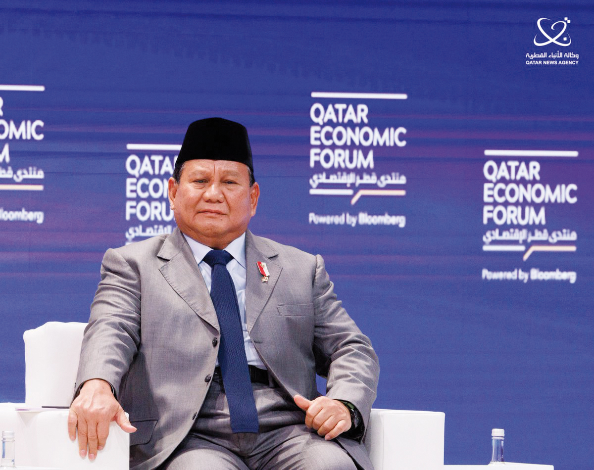 President-elect and Minister of Defense of the Republic of Indonesia Gen. Prabowo Subianto