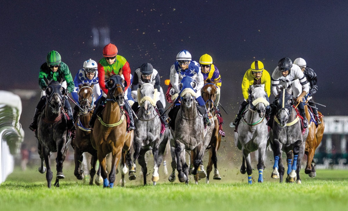 A file photo of action at Al Rayyan Racecourse.