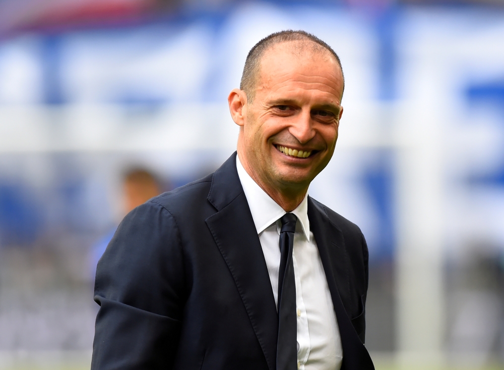 File photo: Juventus coach Massimiliano Allegri 