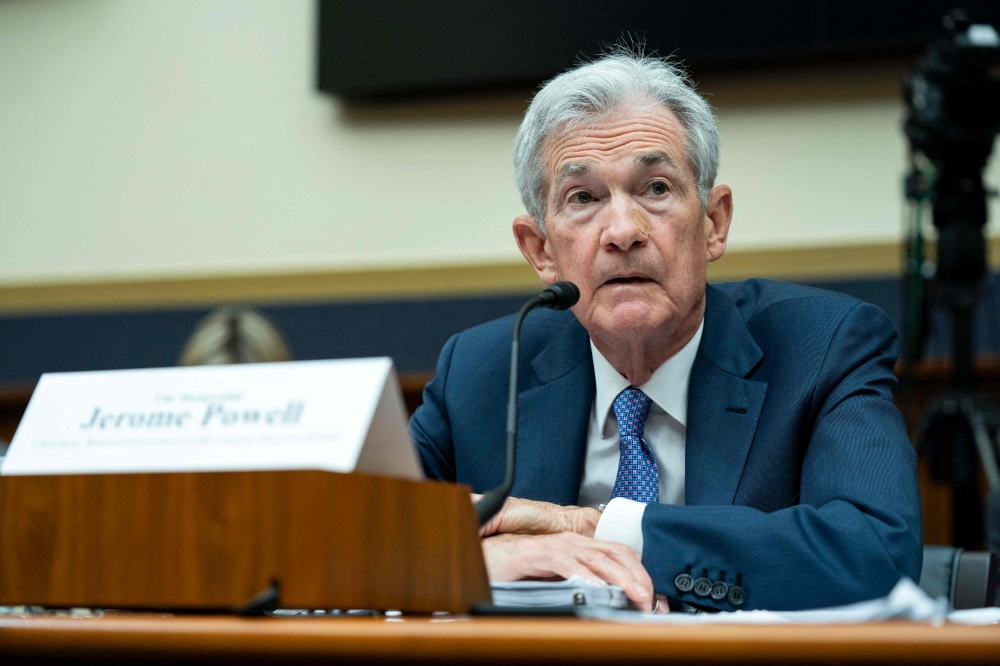 Federal Reserve Bank Chair Jerome Powell speaks during a House Financial Services Committee hearing on the Federal Reserve's Semi-Annual Monetary Policy Report at the US Capitol on July 10, 2024 in Washington, DC. (Photo by Bonnie Cash / Getty Images via AFP)