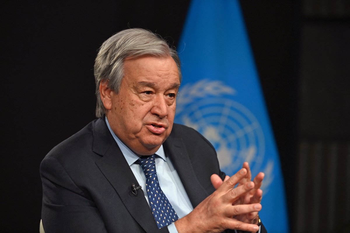 United Nations Secretary-General Antonio Guterres. Pic: Qatar News Agency 