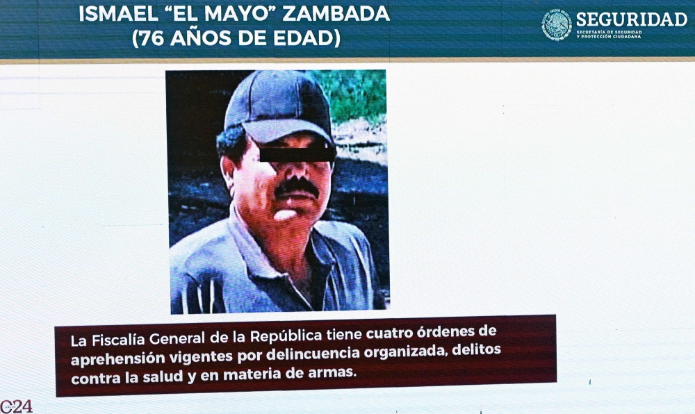 A picture of Sinaloa cartel co-founder, Mexican drug trafficker Ismael 