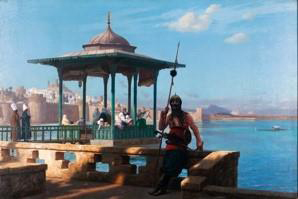 One of the works of French painter and sculptor Jean-Léon Gérôme.