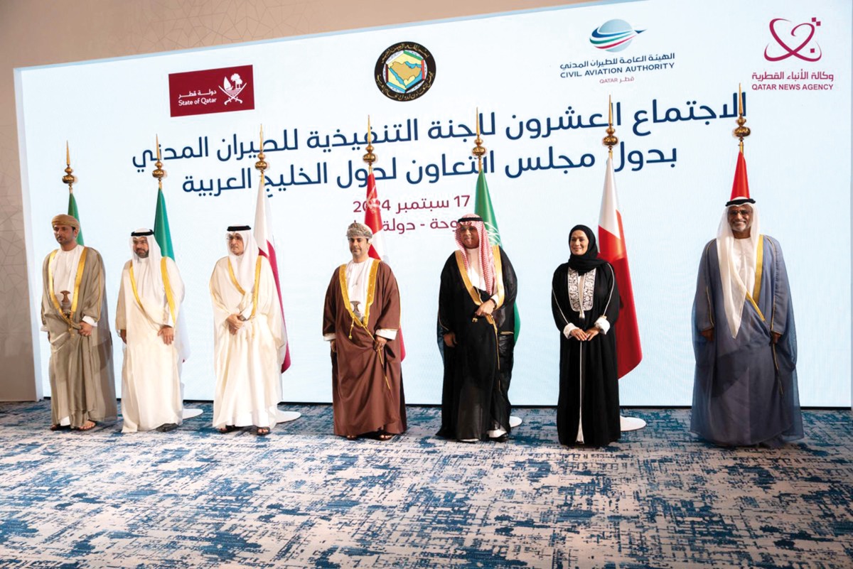 Heads of civil aviation authorities during the Executive Committee meeting yesterday. 
