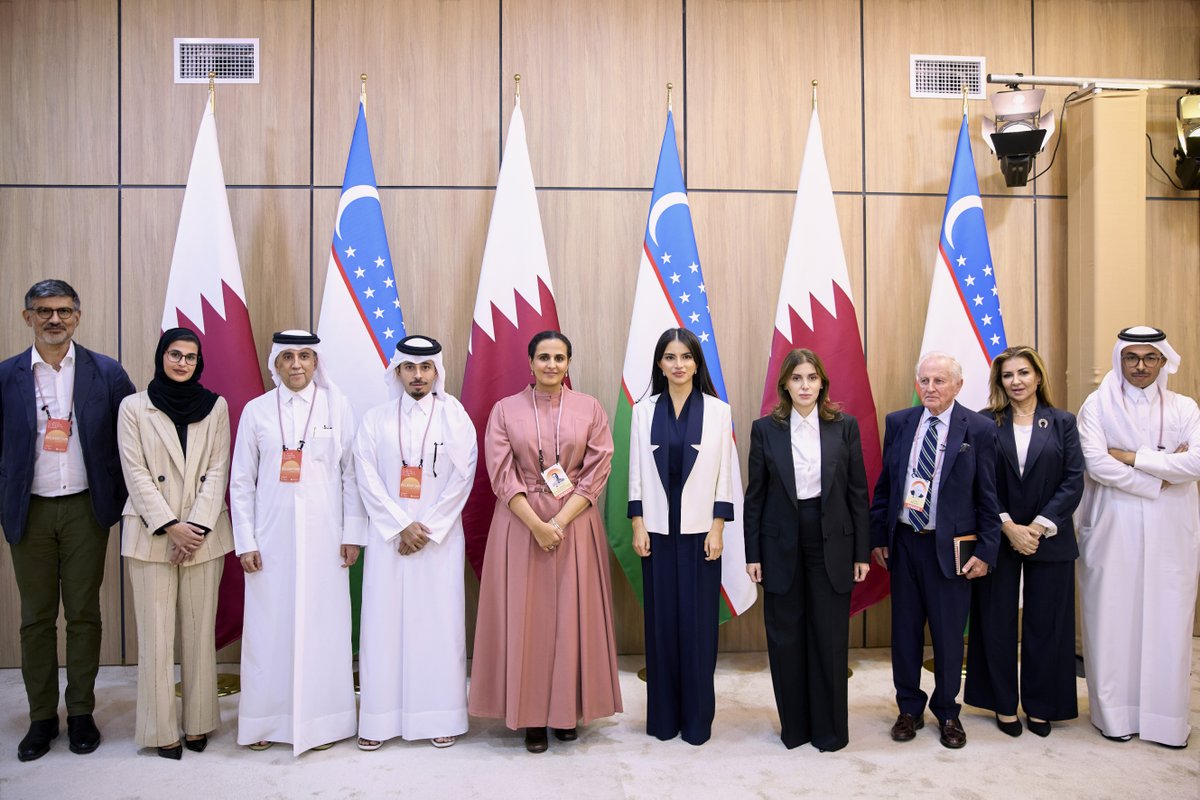Chairperson of Qatar Museums HE Sheikha Al Mayassa bint Hamad bin Khalifa Al Thani attended the signing ceremony to restore Bibi-Khanym Mosque in Uzbekistan.