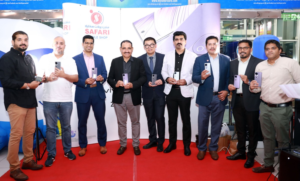 Officials during the launch event held at the Safari Mall in Abu Hamour.