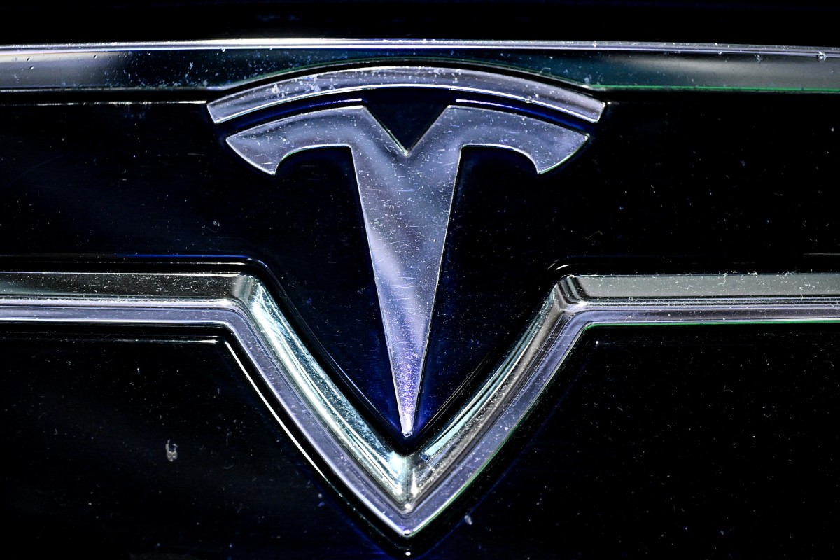 This photograph shows the logo of US company 