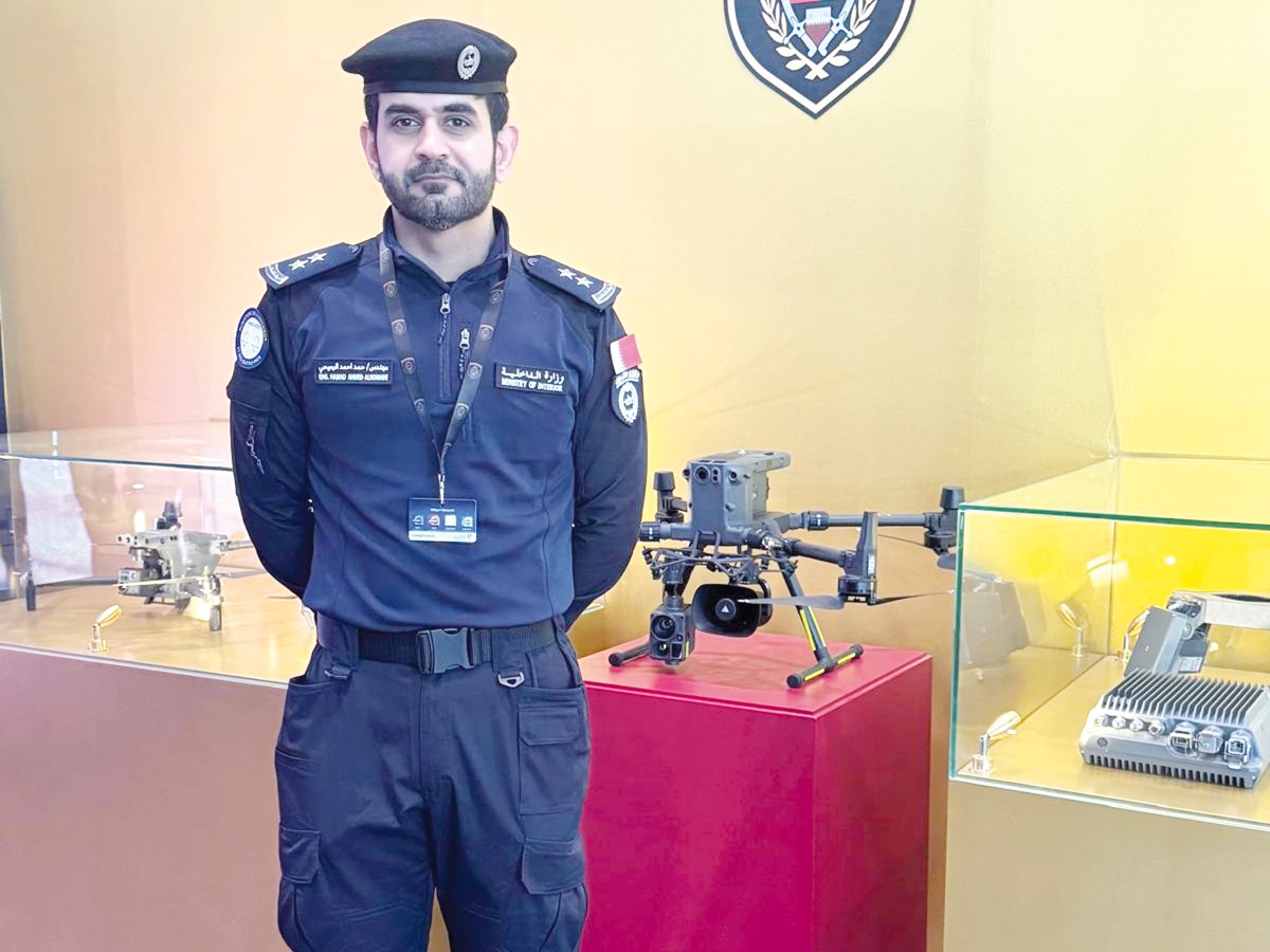 First Lieutenant Hamad Ahmed Al Romaihi from Safety and Security Operations Committee.