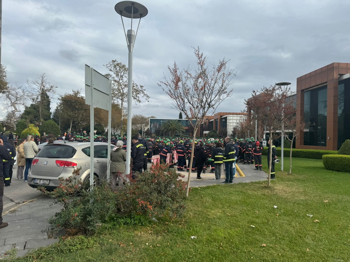 Demonstrative photo at the site of explosion northwestern Türkiye, TUPRAS oil refinery, posted on X on November 5, 2024 by @yenihaberden. 